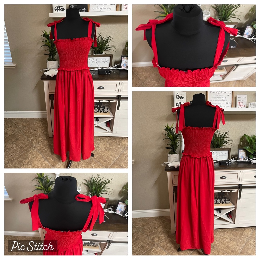 Red dress by Shein